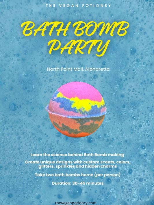 Bath Bomb Party | Oct 16 - 6PM | THE VEGAN POTIONRY WORKSHOP