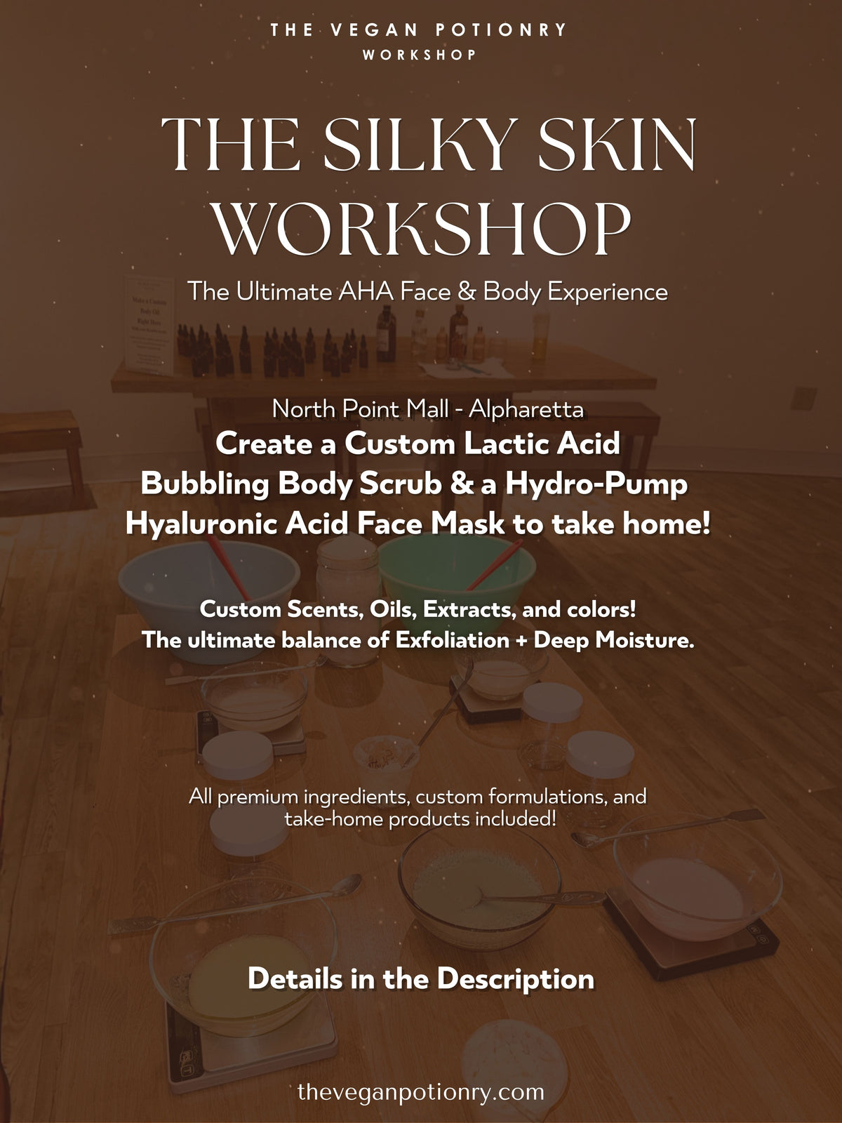 The Silky Skin Workshop | THE VEGAN POTIONRY WORKSHOP