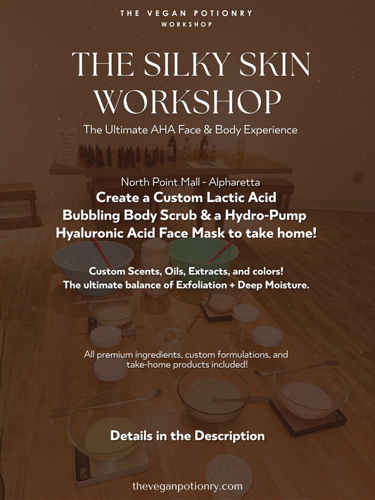 The Silky Skin Workshop | THE VEGAN POTIONRY WORKSHOP