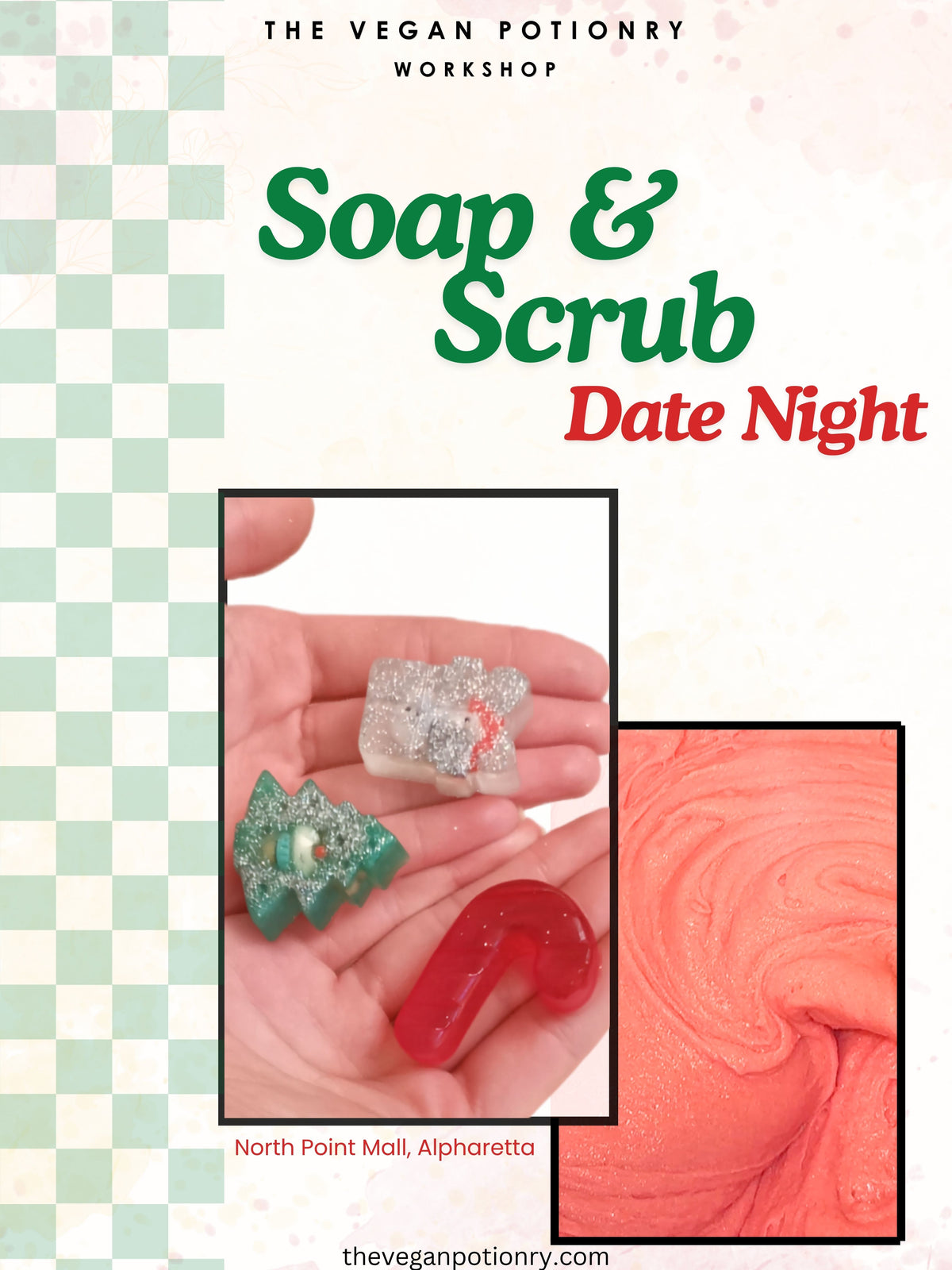 Soap & Scrub Date Night Workshop | December 14 - 3 PM | THE VEGAN POTIONRY WORKSHOP