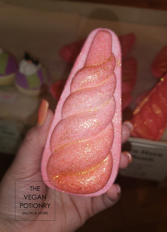 Unicorn Horn Bath Bombs | The Vegan Potionry |