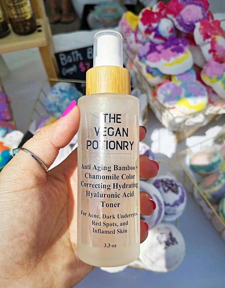 Bamboo & Chamomile Color Correcting Hydrating Hyaluronic Acid Toner