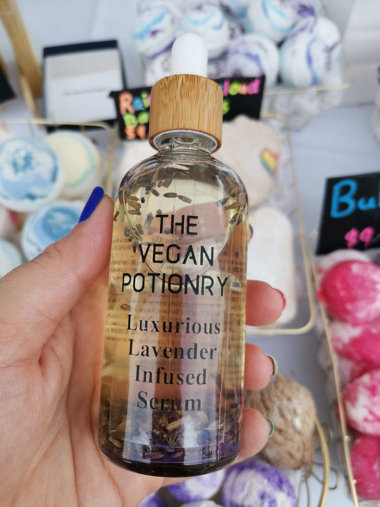 Luxurious Lavender Infused Serum | Herbal Serums | Natural Infused Serums | The Vegan Potionry