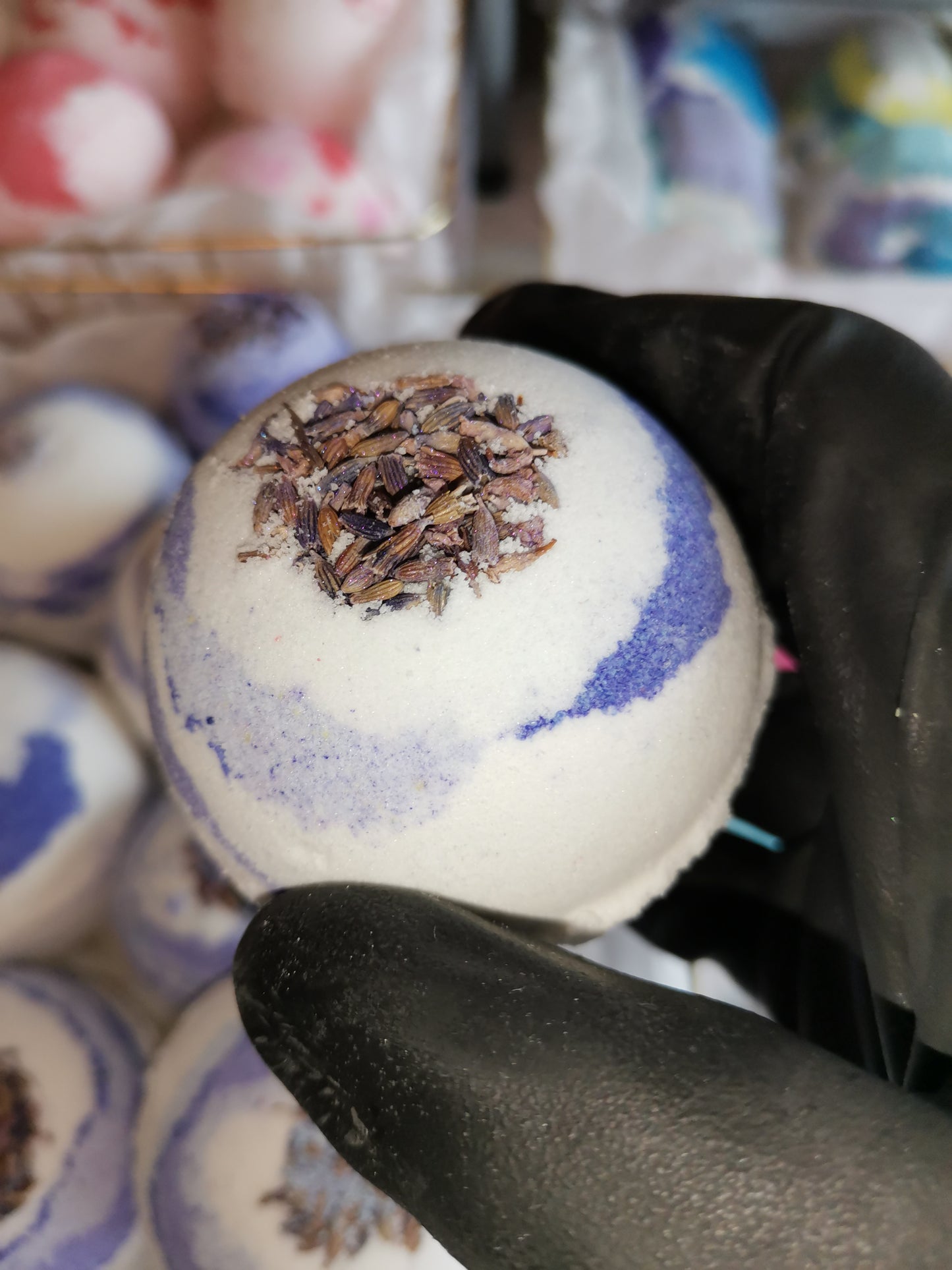 Organic Lavender Bath Bombs | The Vegan Potionry