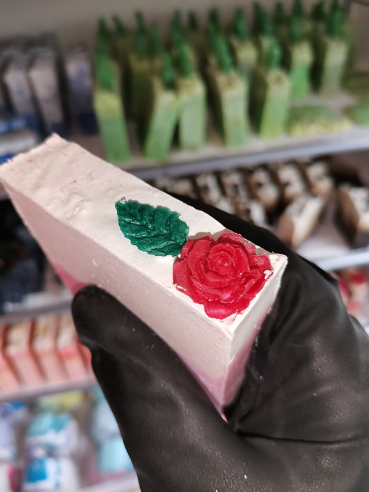 Rose Soap | Herbal Palm Free Soap | The Vegan Potionry |