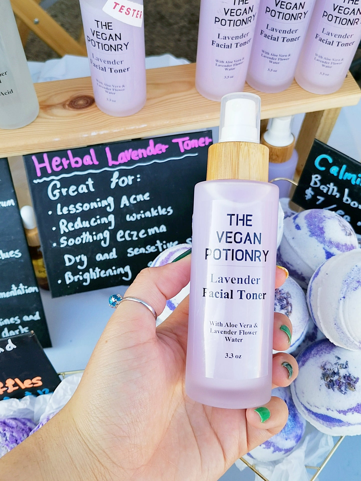 Lavender Facial Toner | Herbal Toners | The Vegan Potionry |