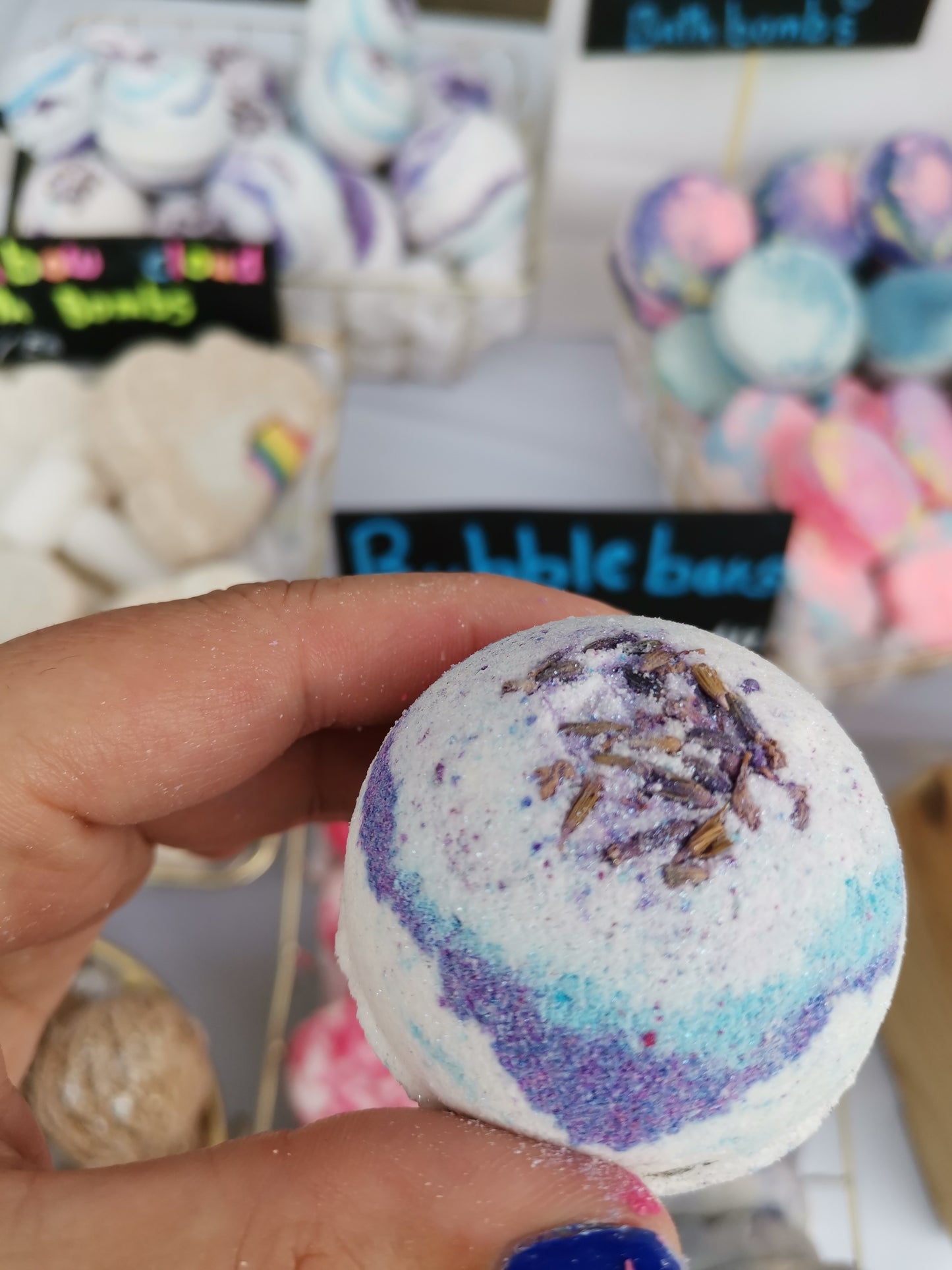 Organic Lavender Bath Bombs | The Vegan Potionry