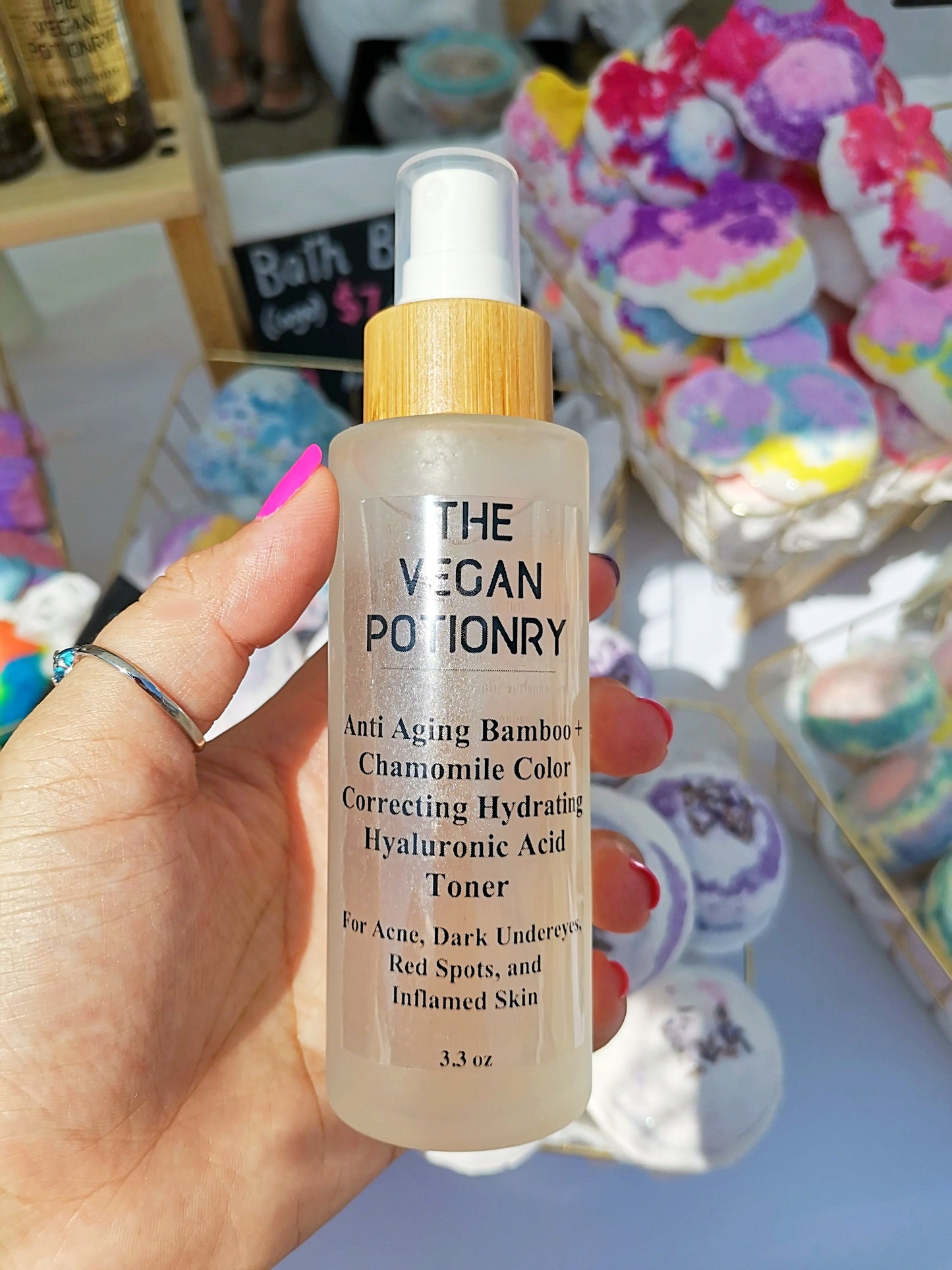 Bamboo & Chamomile Color Correcting Hydrating Hyaluronic Acid Toner