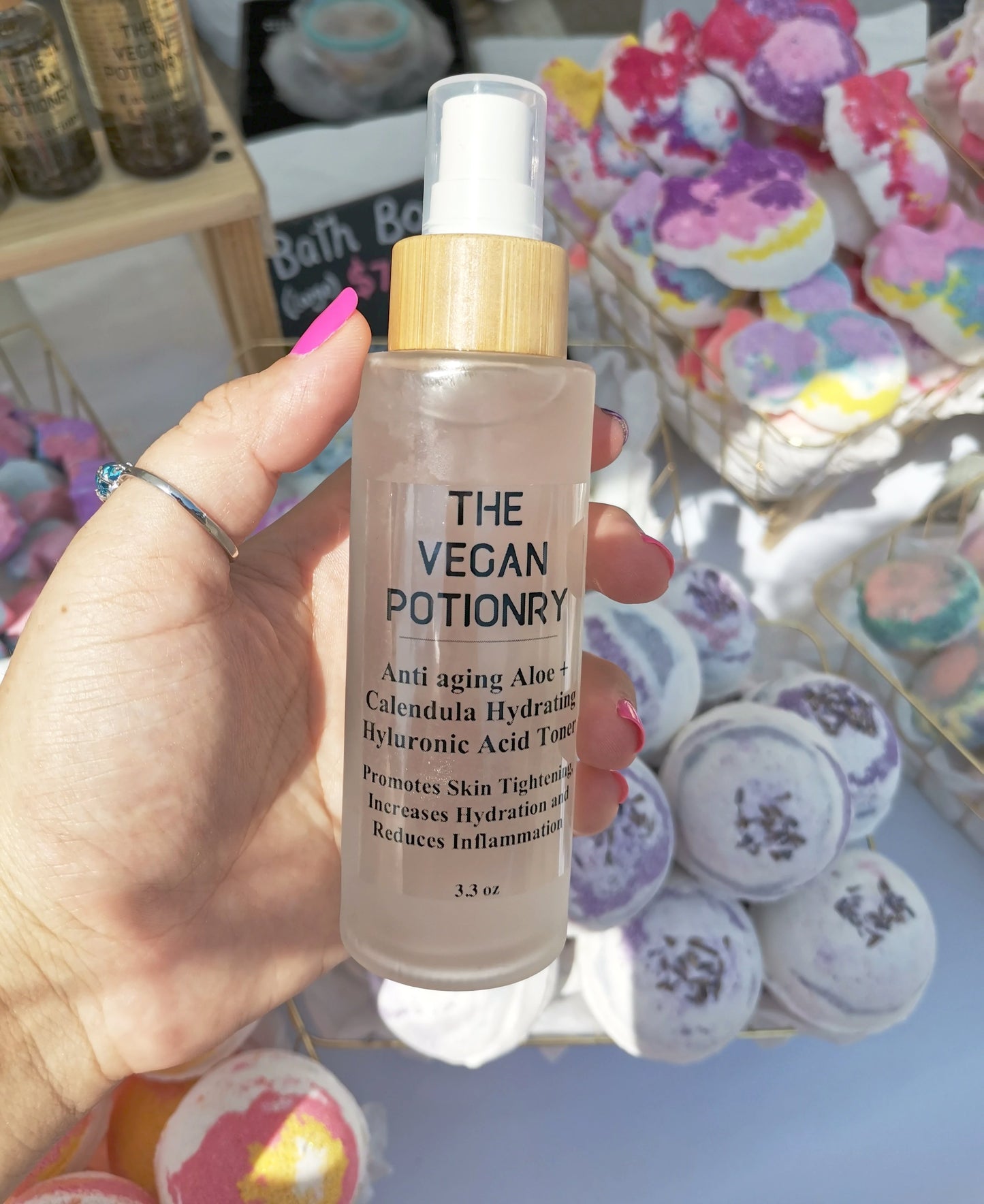 Bamboo & Chamomile Color Correcting Hydrating Hyaluronic Acid Toner