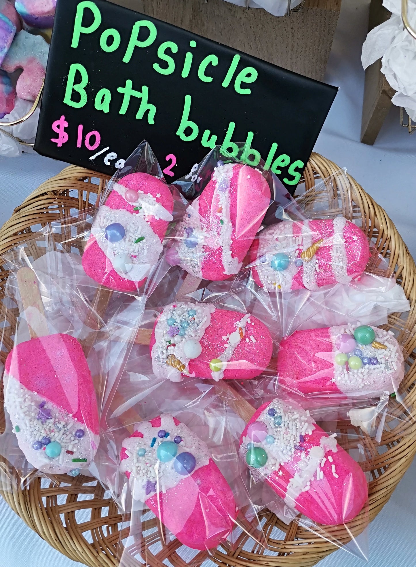 Popsicle Bath Bubbles | Bubbling Bath Nuggets | Bubbling Bath Bombs