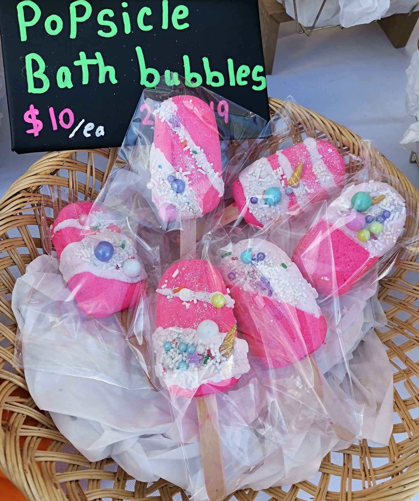Popsicle Bubble Bath| Bubble-sicle Bubbling Bath Nugget | The Vegan Potionry