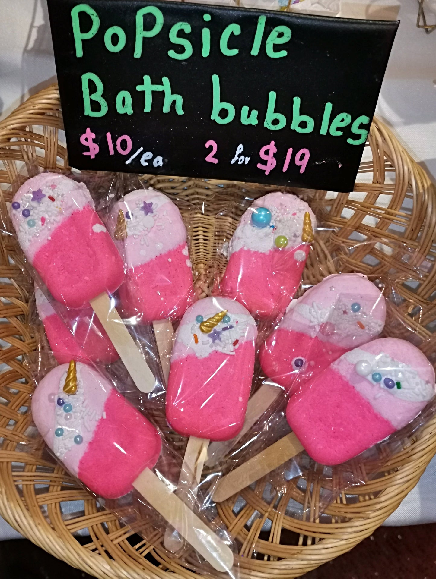 Popsicle Bubble Bath| Bubble-sicle Bubbling Bath Nugget | The Vegan Potionry