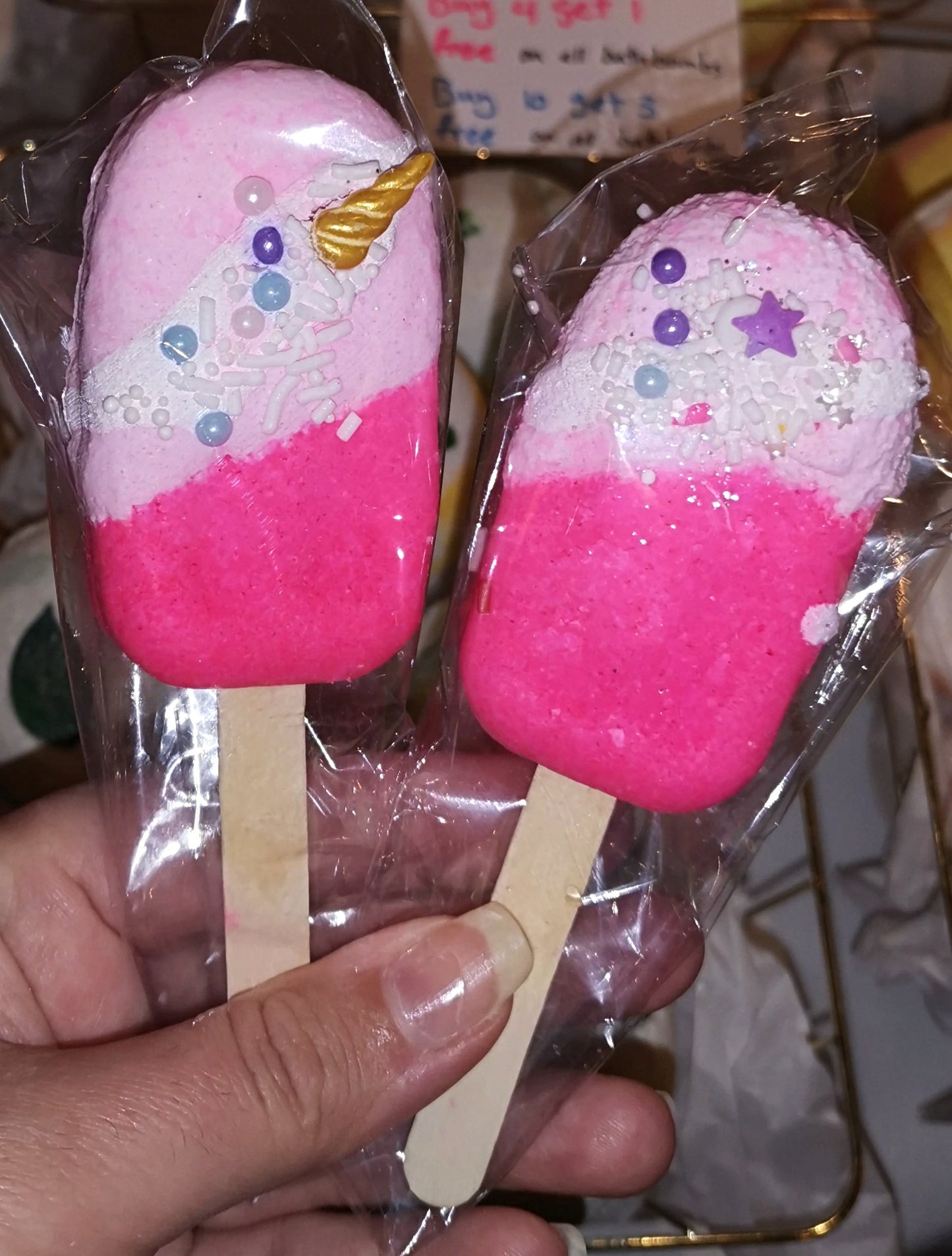 Popsicle Bubble Bath| Bubble-sicle Bubbling Bath Nugget | The Vegan Potionry