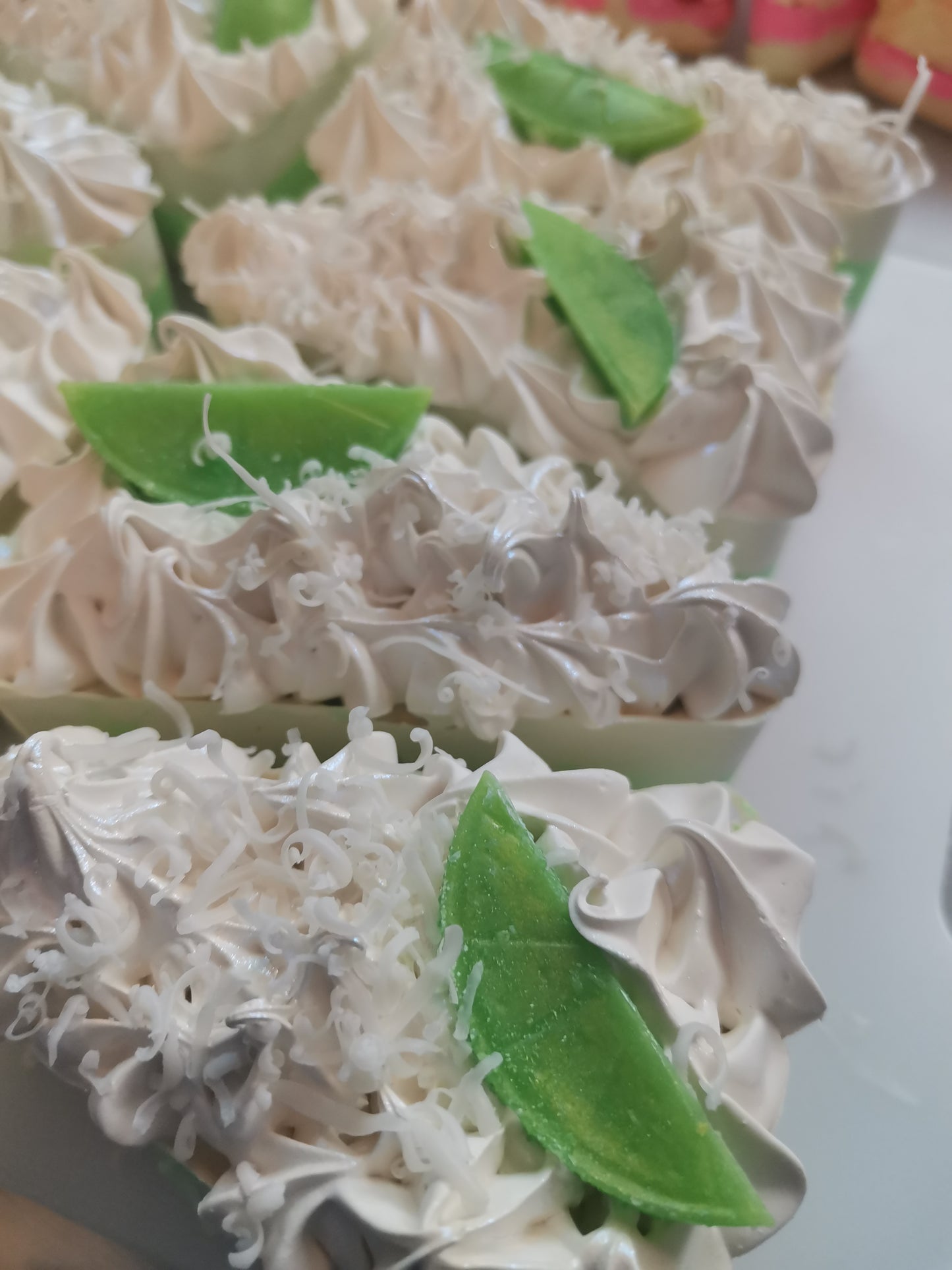 Coconut Lime Pie Soap | Herbal Palm Free Soap