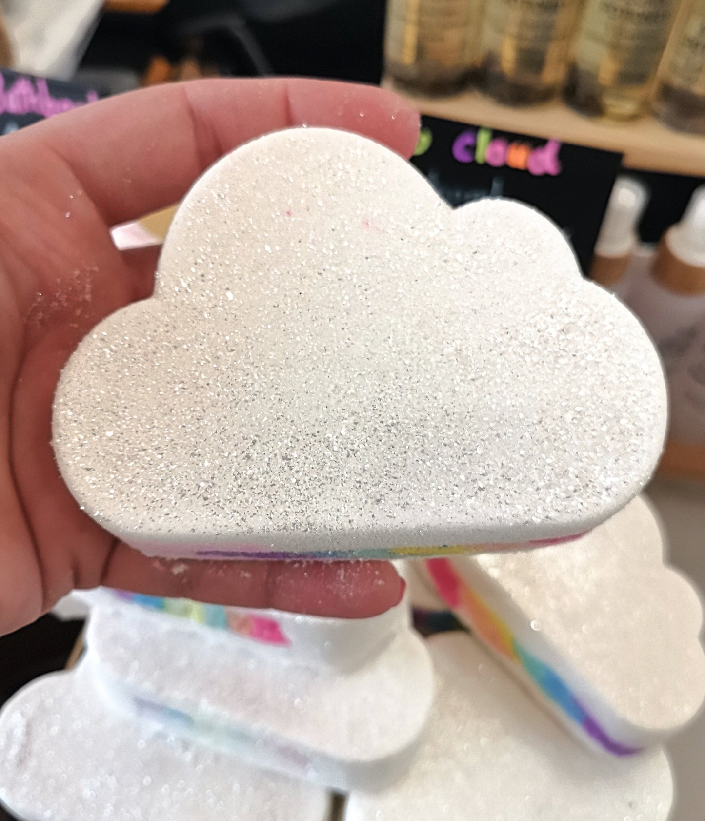Rainbow Cloud Bath Bombs | The Vegan Potionry