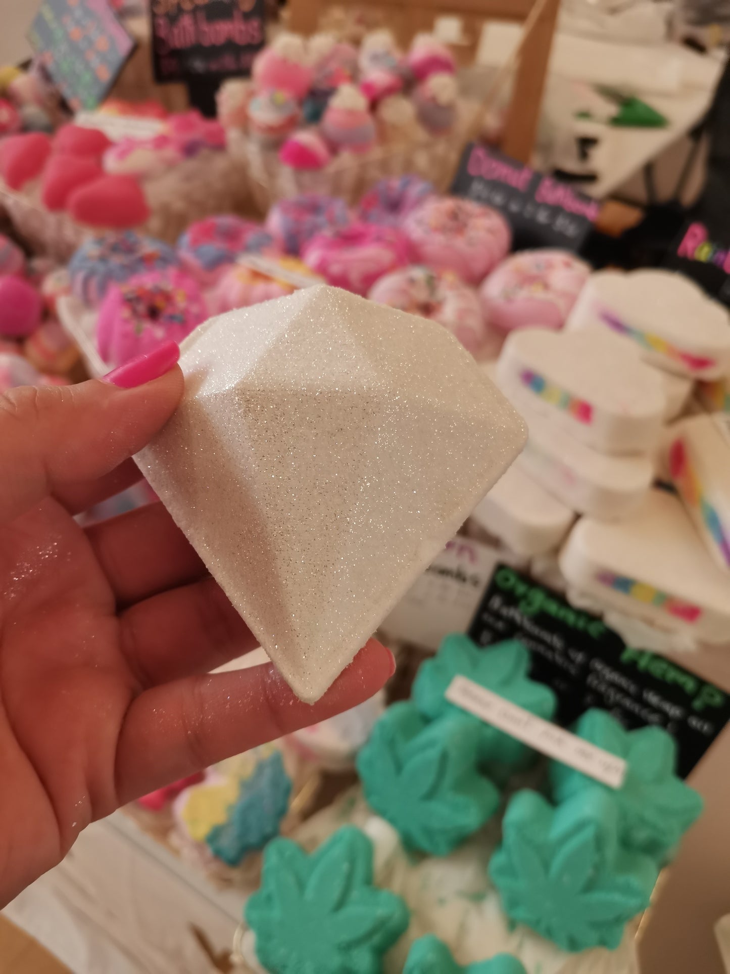 Diamond Bath Bombs | The Vegan Potionry |