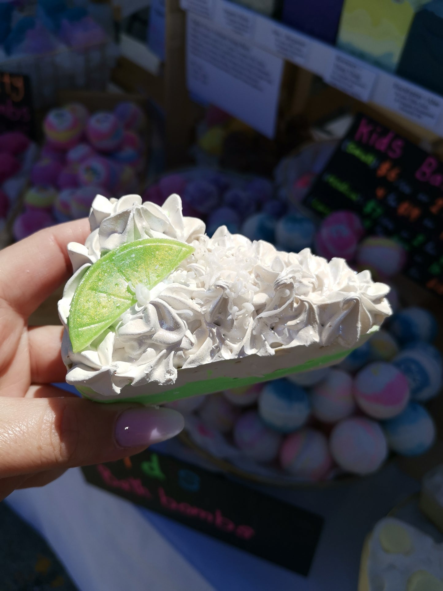 Coconut Lime Pie Soap | Palm Free Soap | The Vegan Potionry |