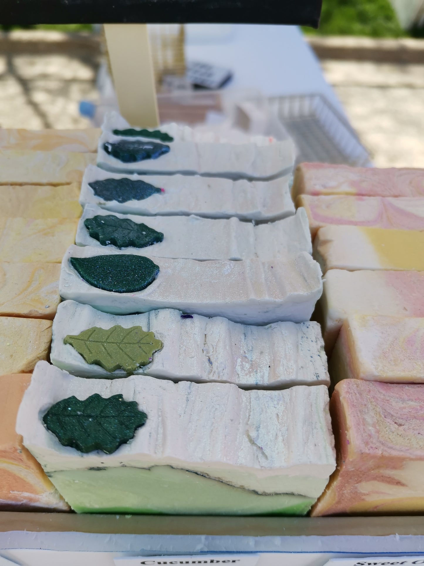 Cucumber Mint Soap | Herbal | Palm Free | The Vegan Potionry |