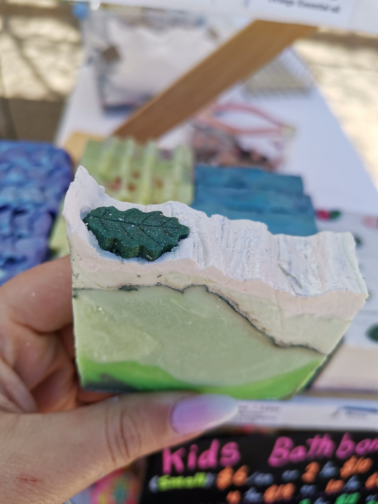 Cucumber Mint Soap | Herbal | Palm Free | The Vegan Potionry |