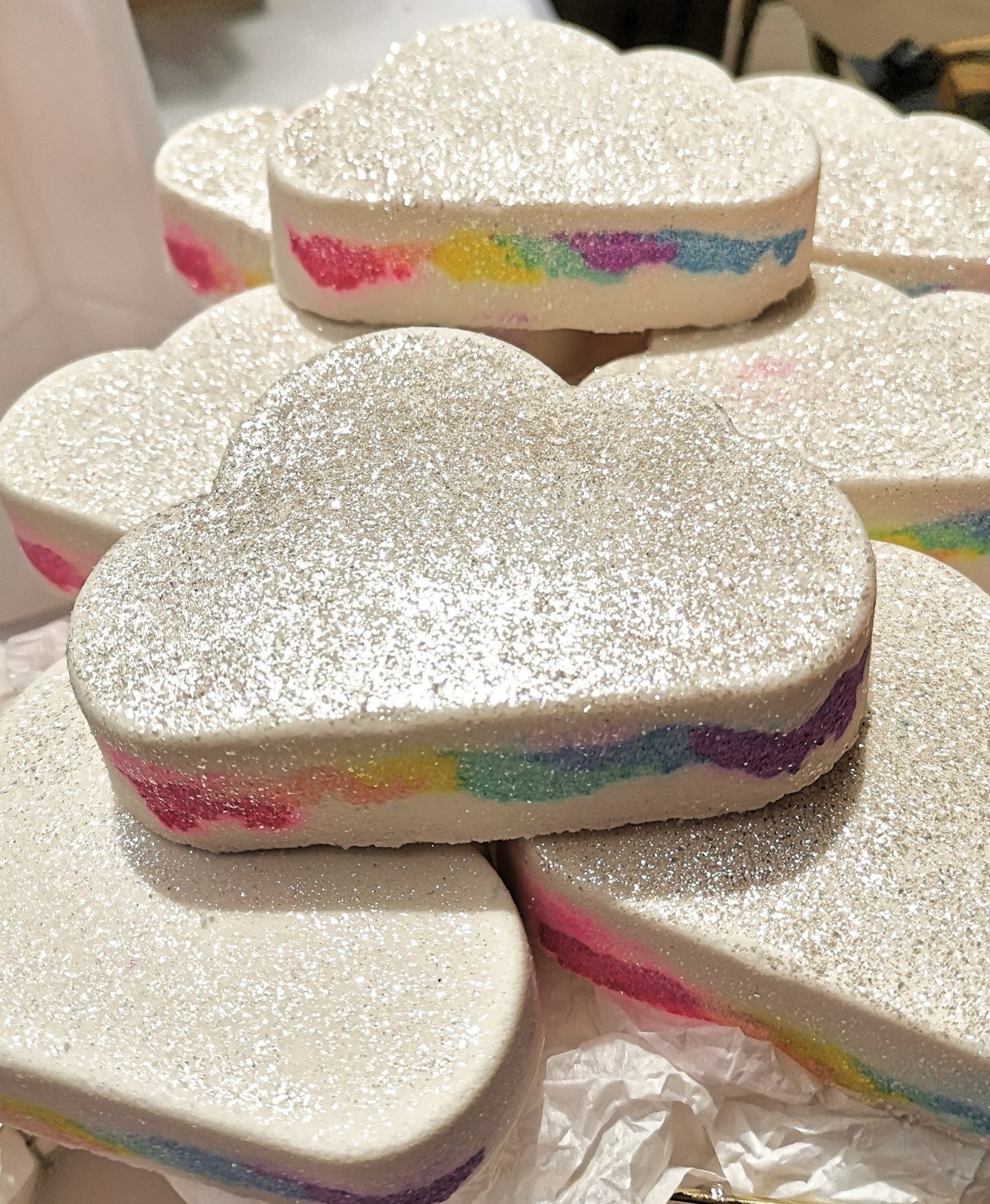 Rainbow Cloud Bath Bombs 