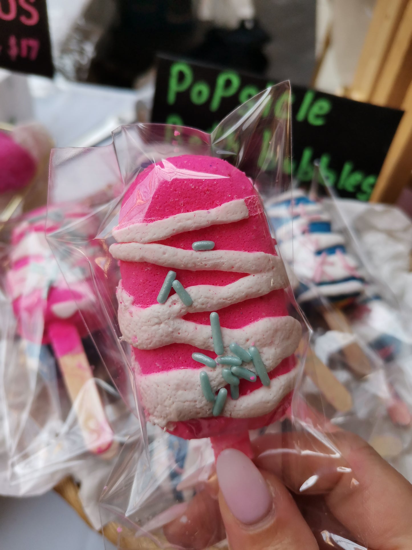 Popsicle Bubble Bath| Bubble-sicle Bubbling Bath Nugget | The Vegan Potionry