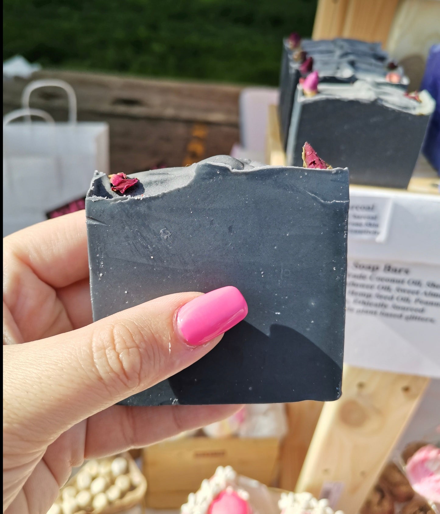 Acne Charcoal Soap Bar | Palm Free Soap Bars I Fragrance Free & Essential oil Free I THE VEGAN POTIONRY