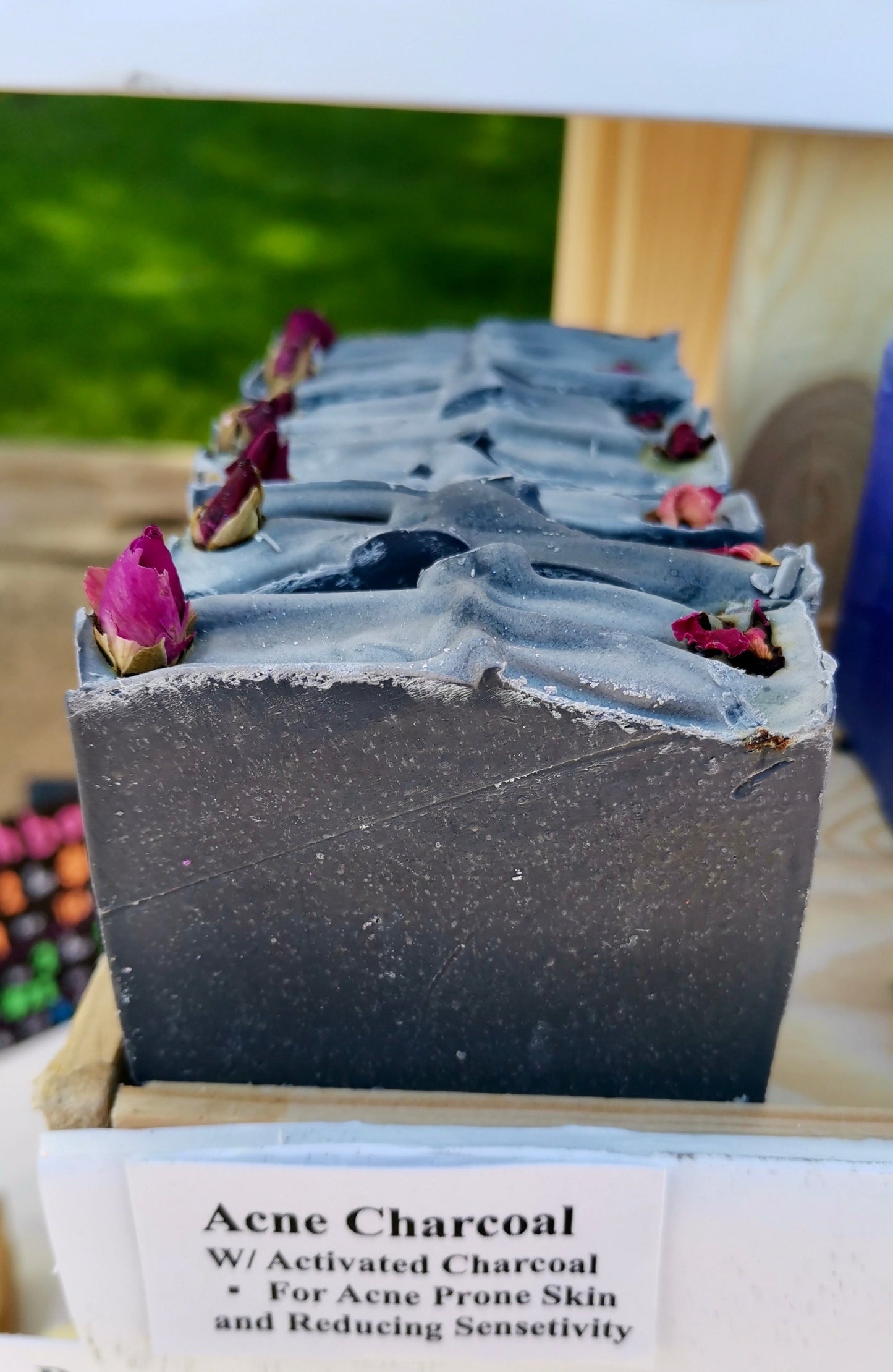 Acne Charcoal Soap Bar | Palm Free Soap Bars I Fragrance Free & Essential oil Free I THE VEGAN POTIONRY