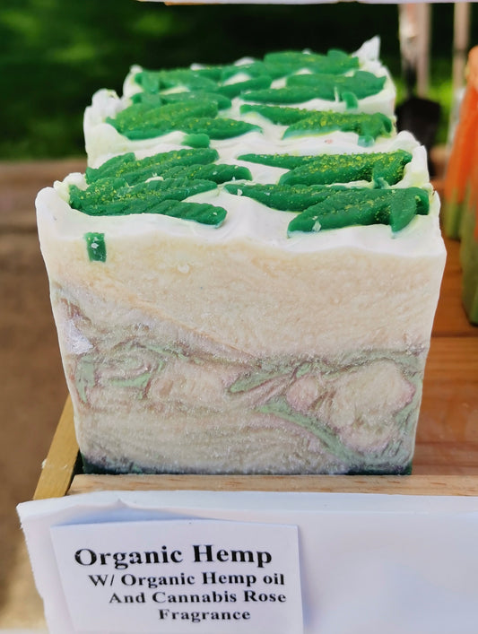 Organic Hemp Hydrating Soap | Herbal Palm Free Soap | The Vegan Potionry |