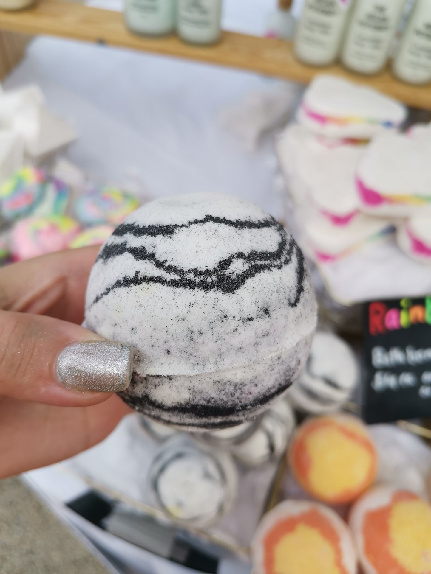 Jasmine + Marbles Large Bath Bombs | The Vegan Potionry |