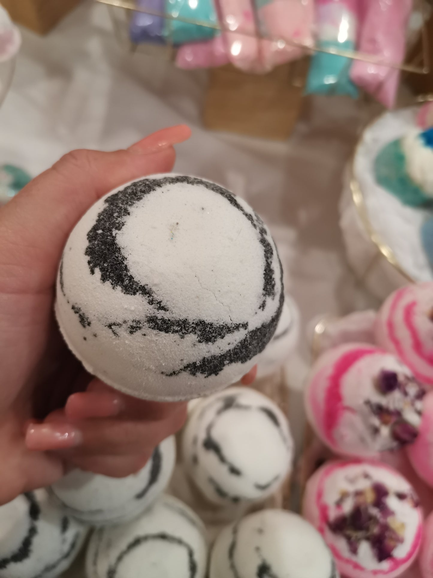 Jasmine + Marbles Large Bath Bombs | The Vegan Potionry |