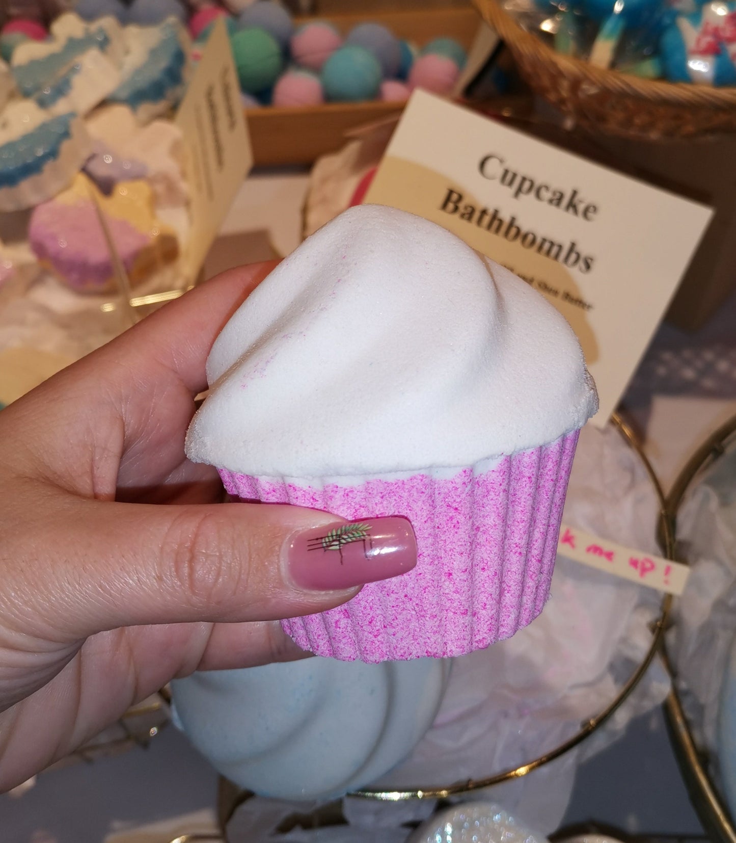 Cupcake Bath Bombs with toys inside | The Vegan Potionry