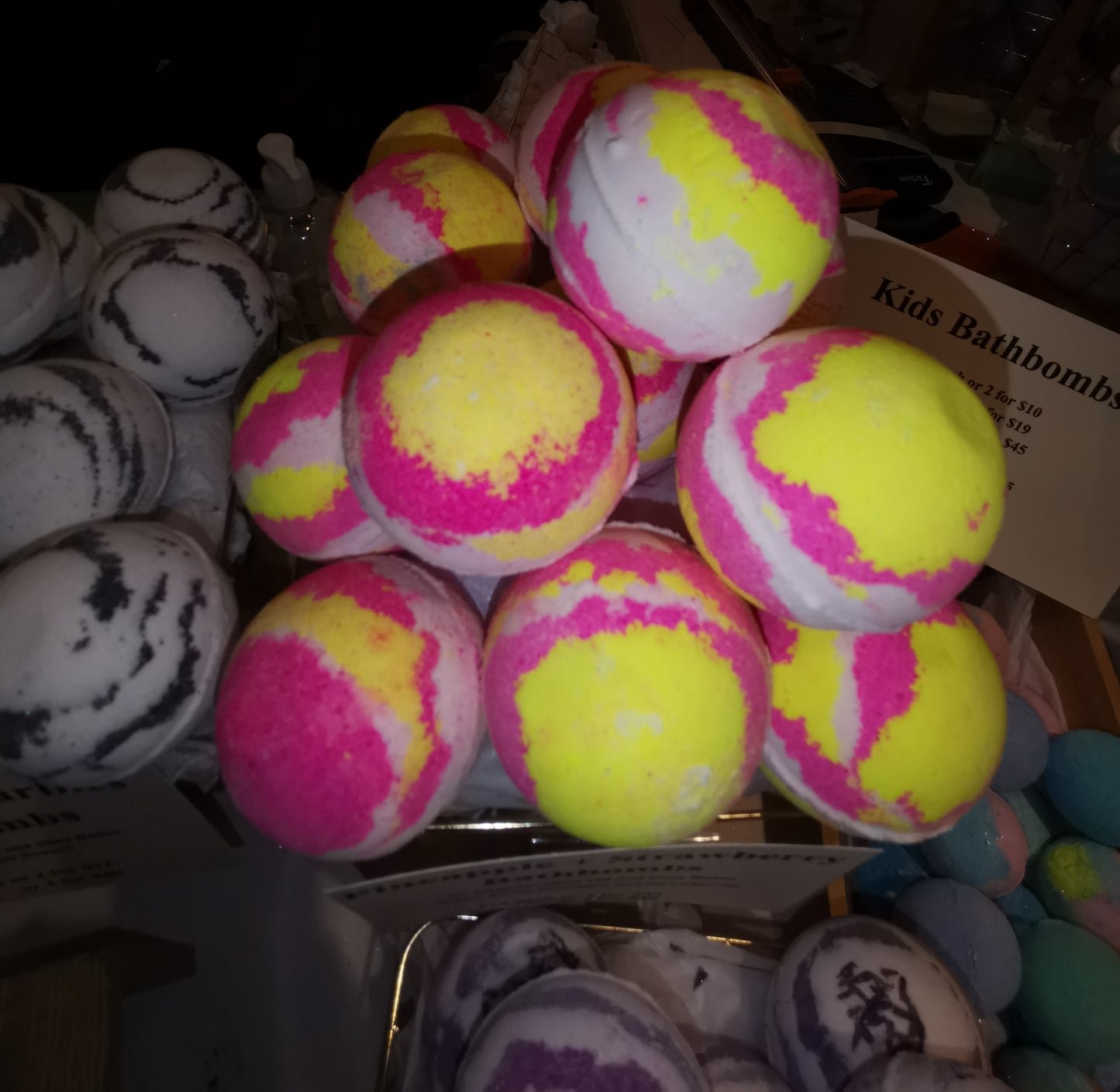 Strawberry + Pineapple Large Bath Bombs |The Vegan Potionry |