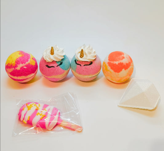 Bath Bomb and Bubble Bar Collection Gift Set
