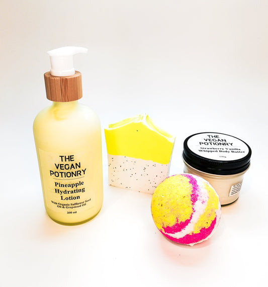 Strawberry + Pineapple Gift Set