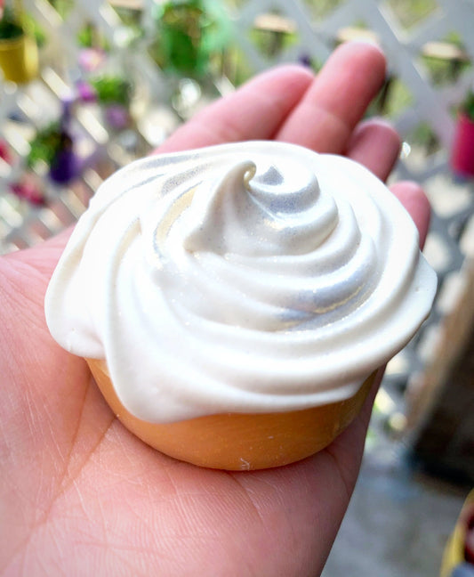 Mango Meringue Soap | Herbal | Palm Free | The Vegan Potionry's Mango Collection |